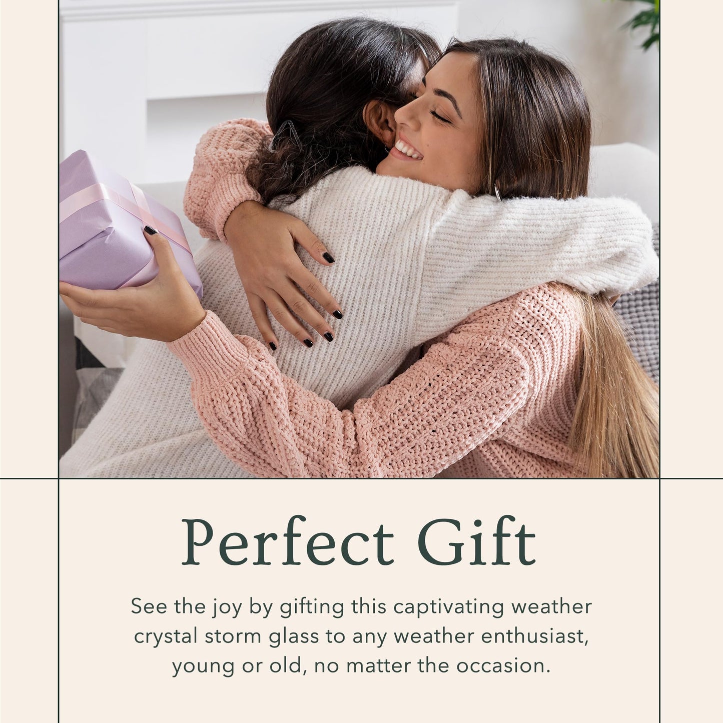 Blackswan Storm Glass Weather Predictor Crystal Swan Figurine | Unique Barometer Personal Weather Station for Office Home Decor for Men, Women, Kids, Adults | Liquid Pressure Meteorology Tools